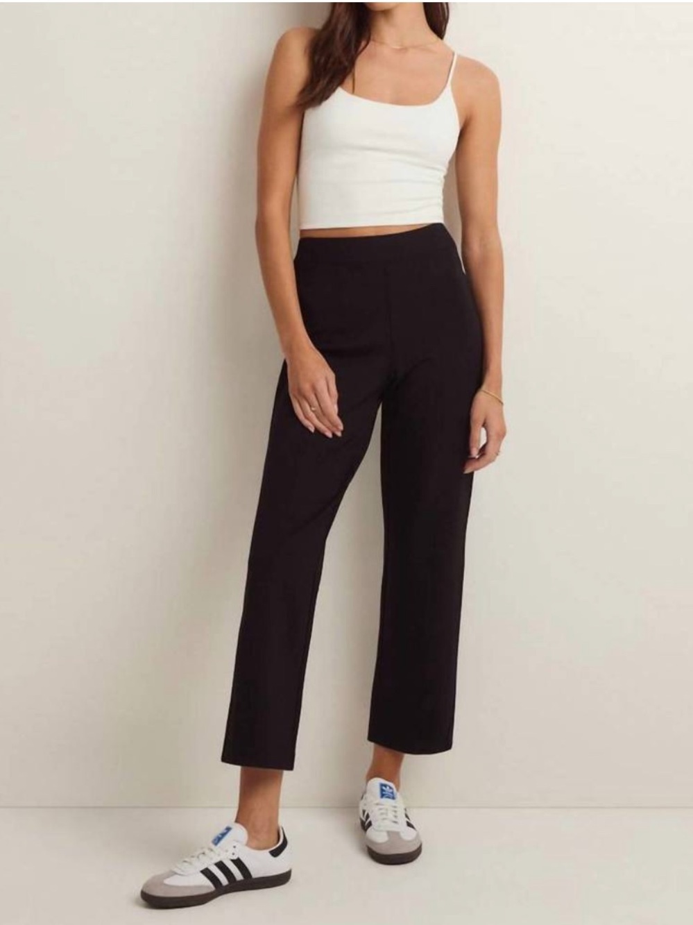 Z SUPPLY Do It All Straight Leg Pant Black Ponte